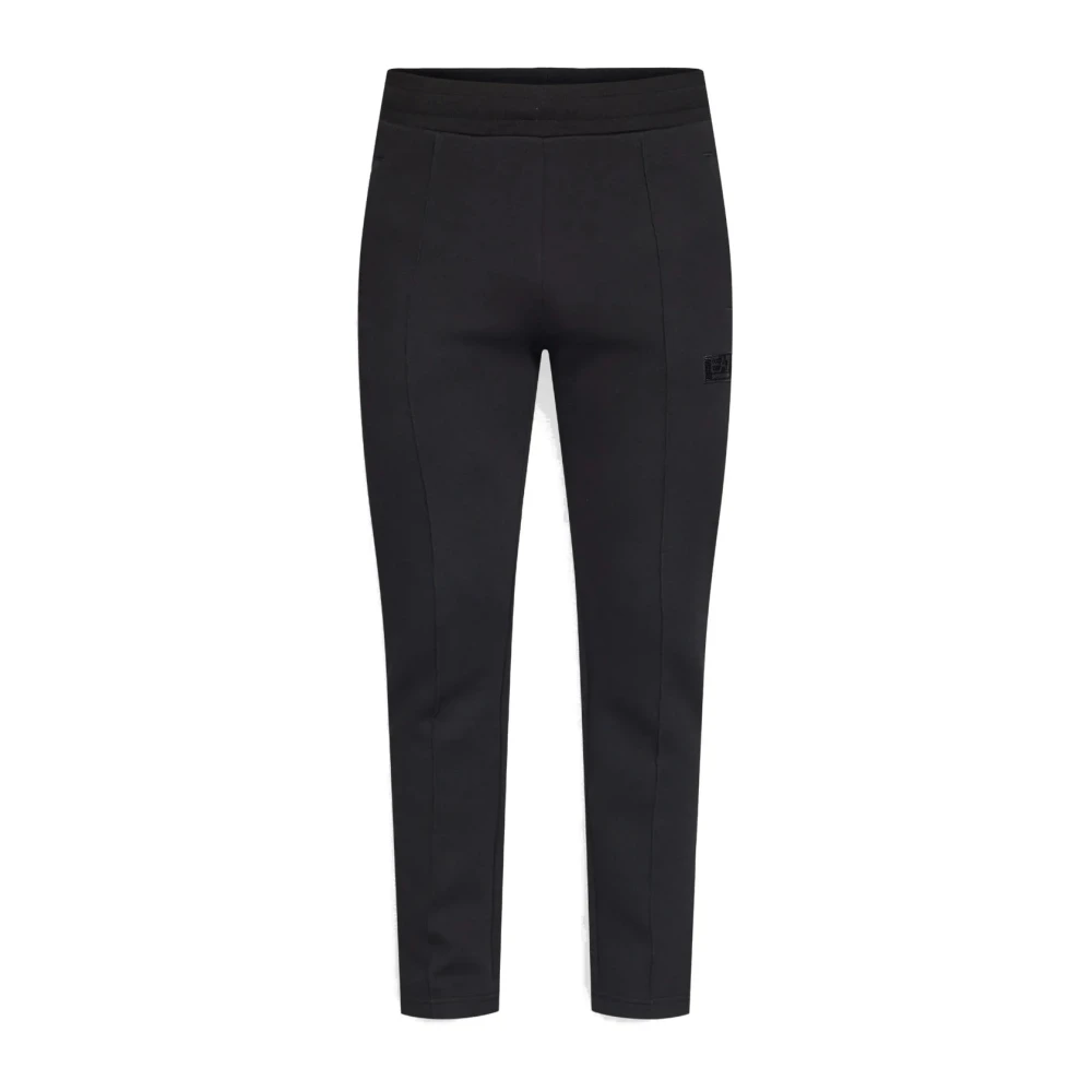 Emporio Armani EA7 Blauwe Armani Sweatpants Stijlvolle Koord Blue Heren