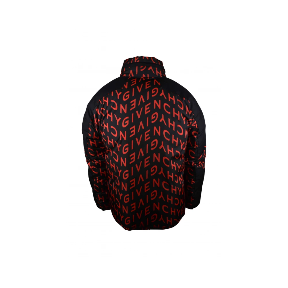 Givenchy Omkeerbare Rode en Zwarte Donsjas Black Heren