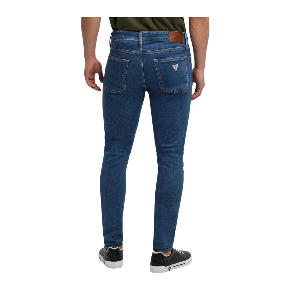 Guess Slim-fit Denim Broek Blue Heren