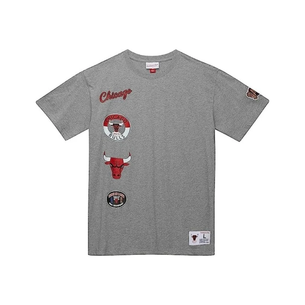 Mitchell & Ness Chicago Bulls City Collection Tee Gray Heren