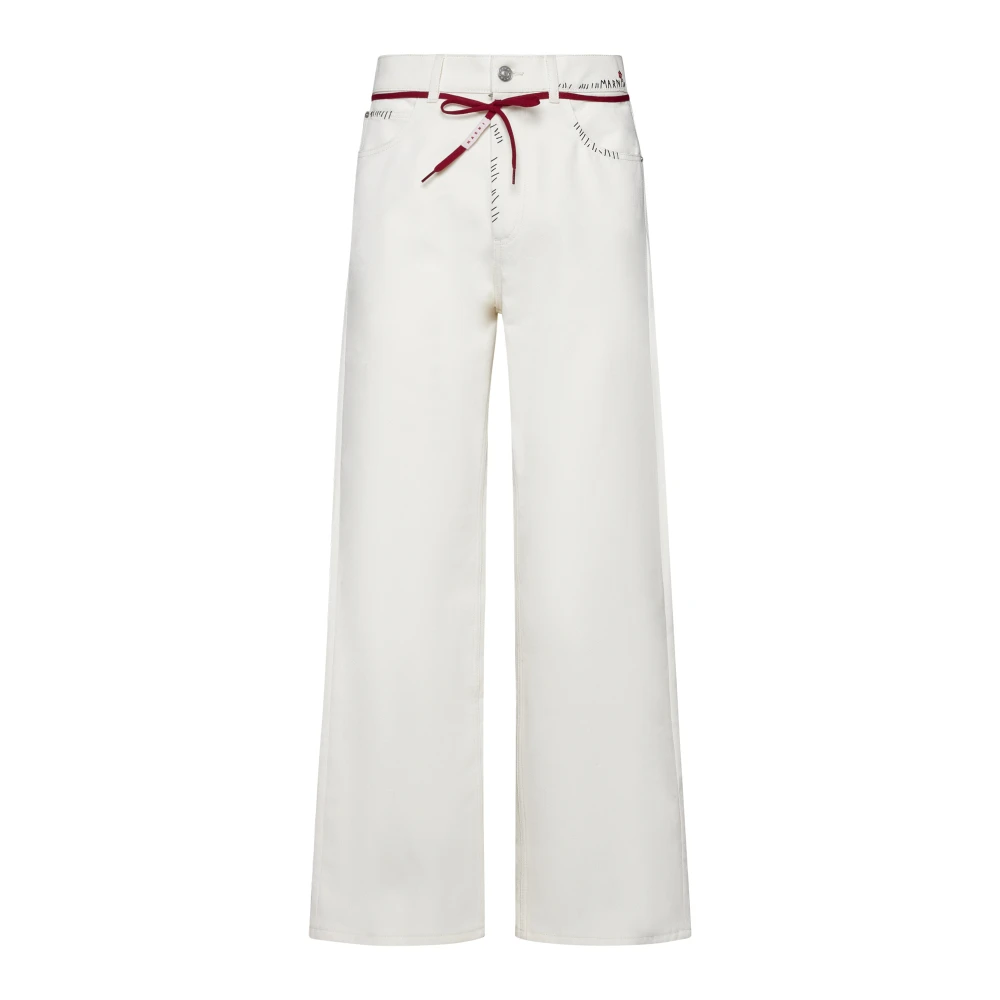 Marni Witte Jeans White Heren