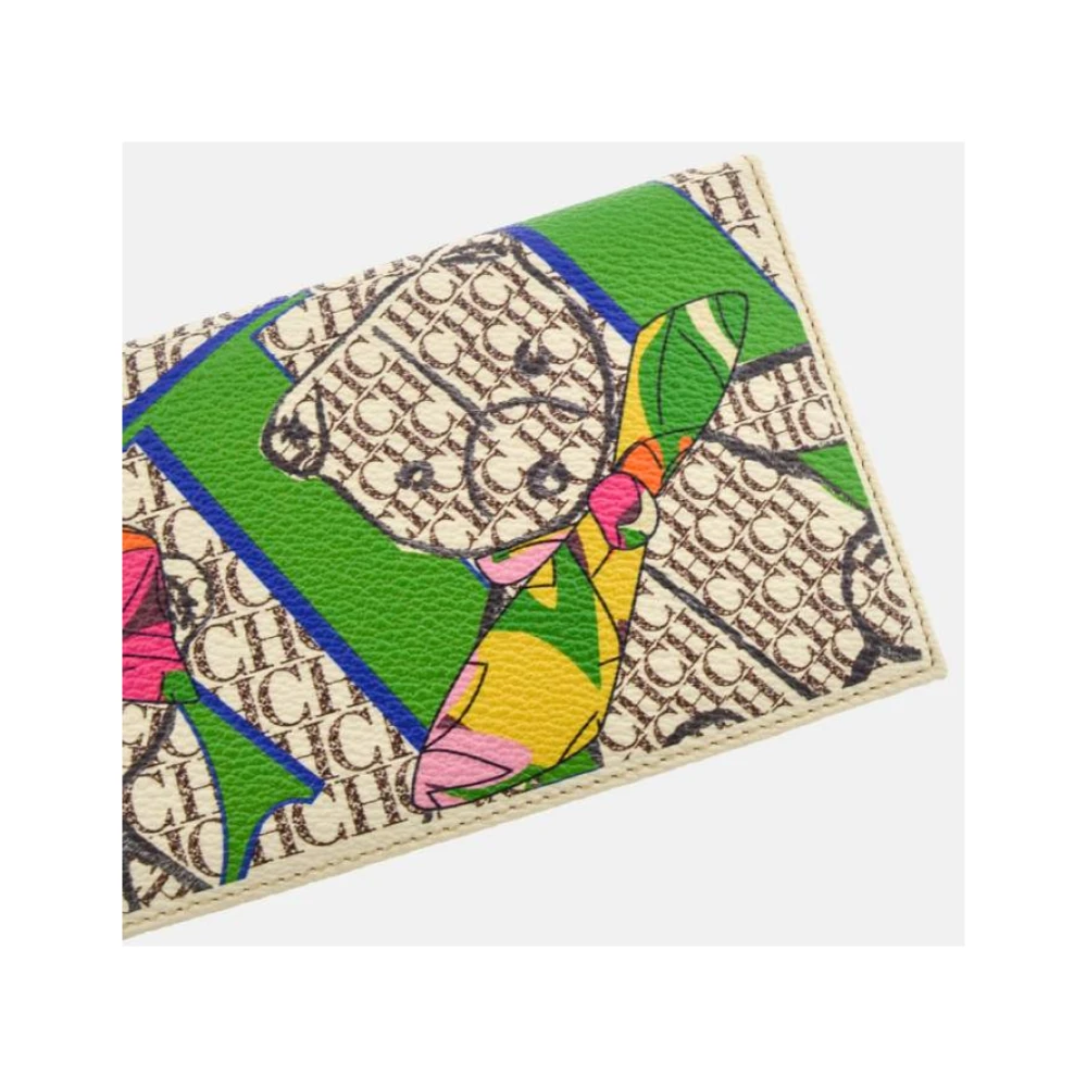 Carolina Herrera Traveller Caracas Multicolor Berenprint Portemonnee Multicolor Dames
