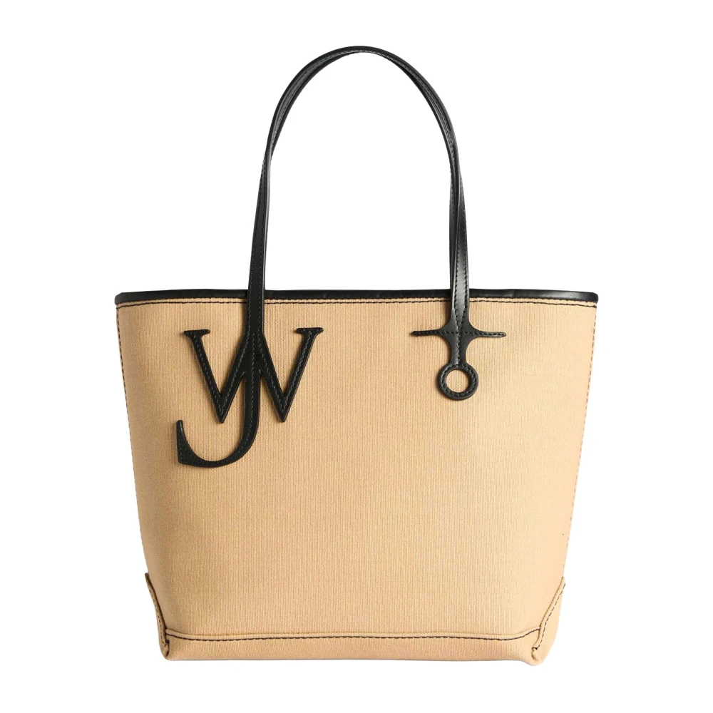 Jw Anderson Women's Beige Small Anchor Canvas & Leather Tote