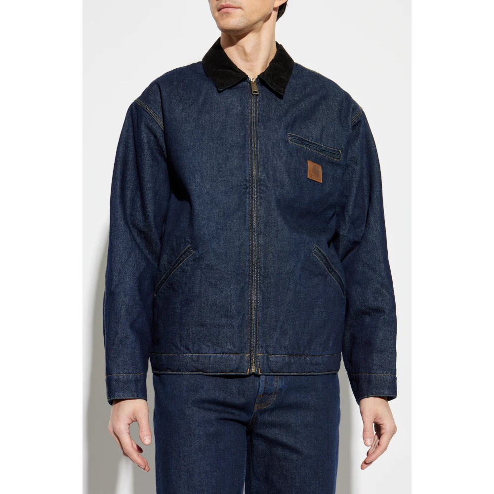 Carhartt WIP Denim jack OG Detroit Blue Heren