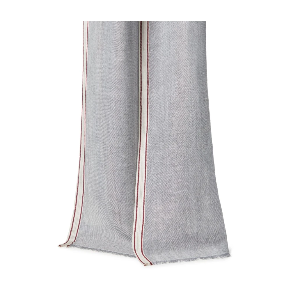 BRUNELLO CUCINELLI Luxe Sjaals Collectie Gray Heren