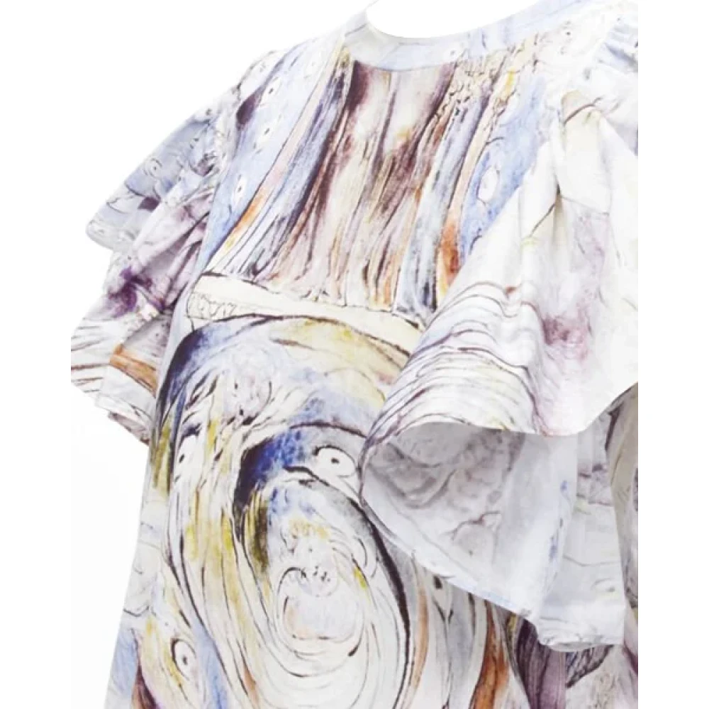 Alexander McQueen Pre-owned Cotton dresses Multicolor Dames