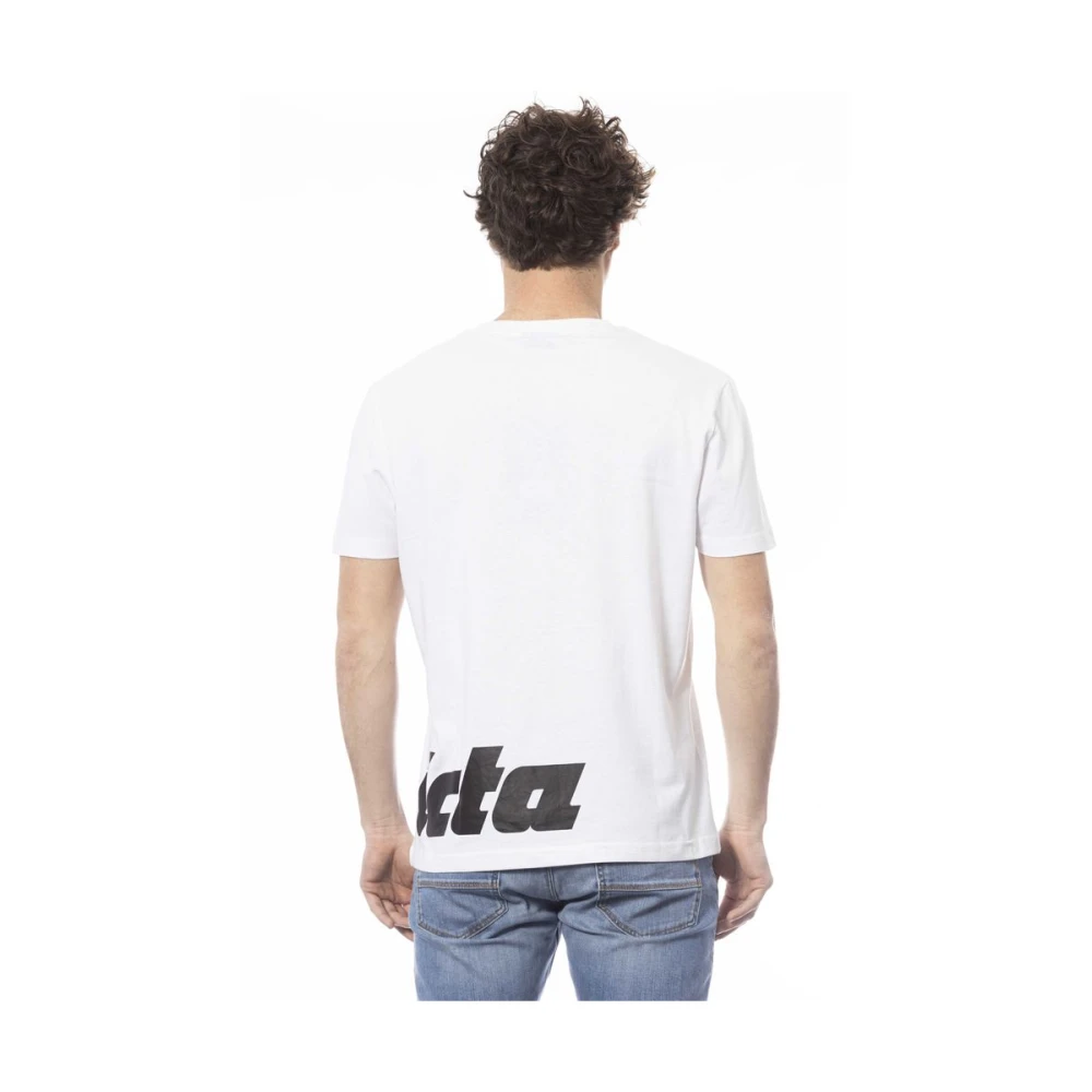Invicta Logo Print Katoenen T-shirt White Heren
