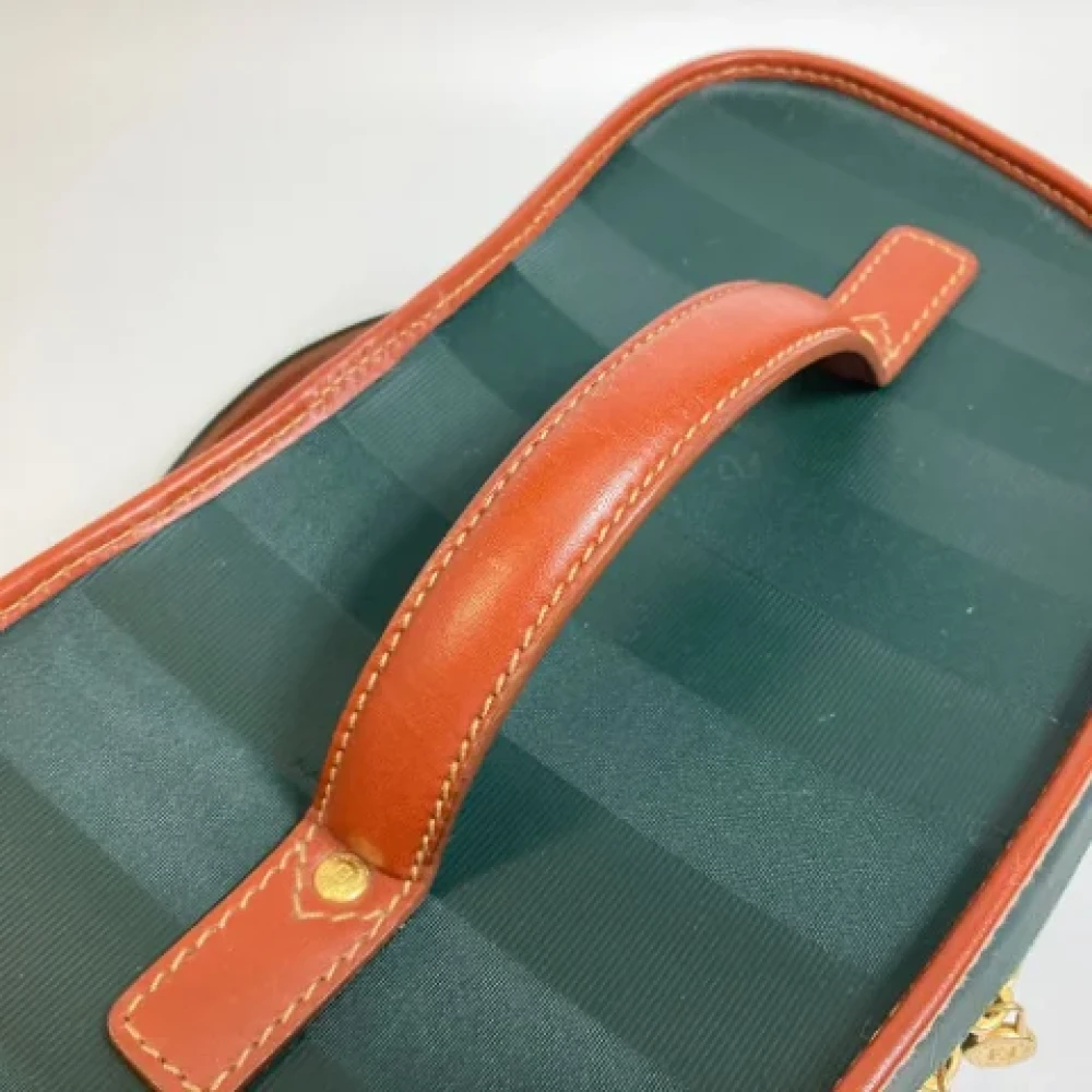 Fendi Vintage Pre-owned Leather fendi-bags Green Dames