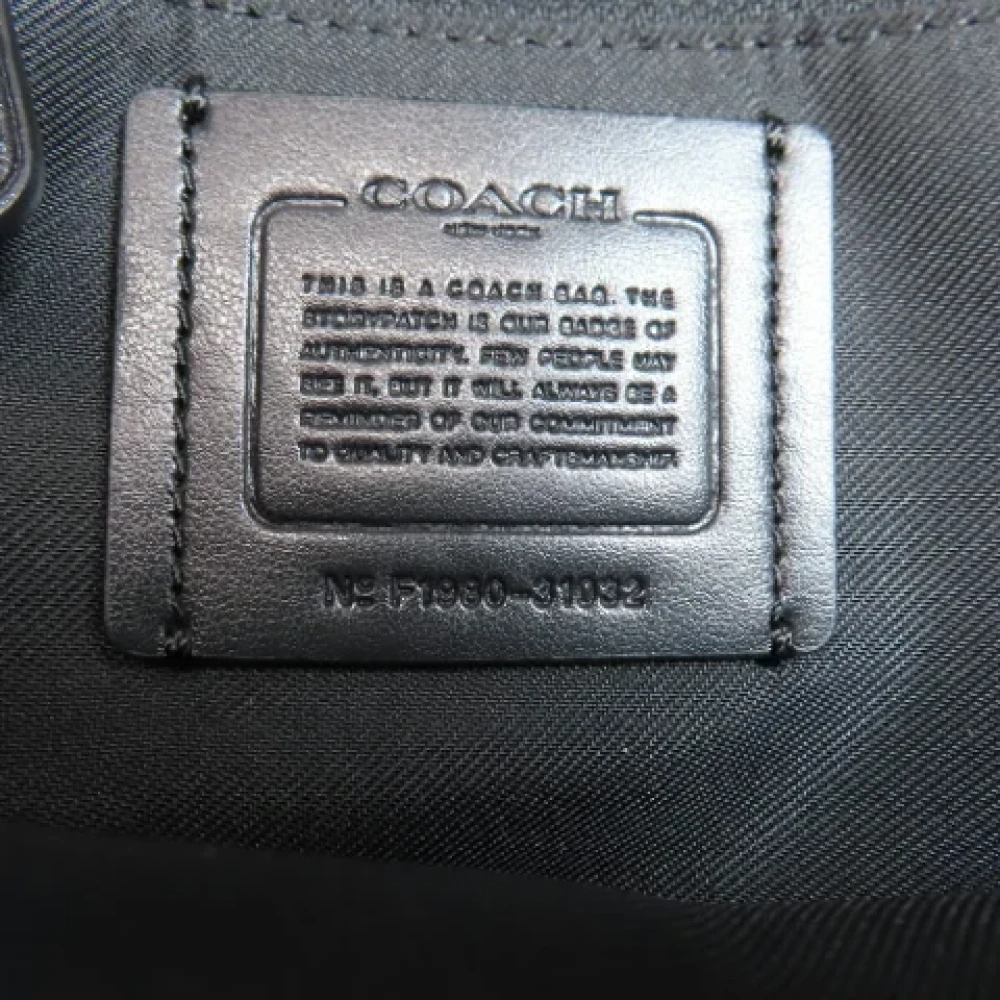 Coach Pre-owned Leather backpacks Black Dames