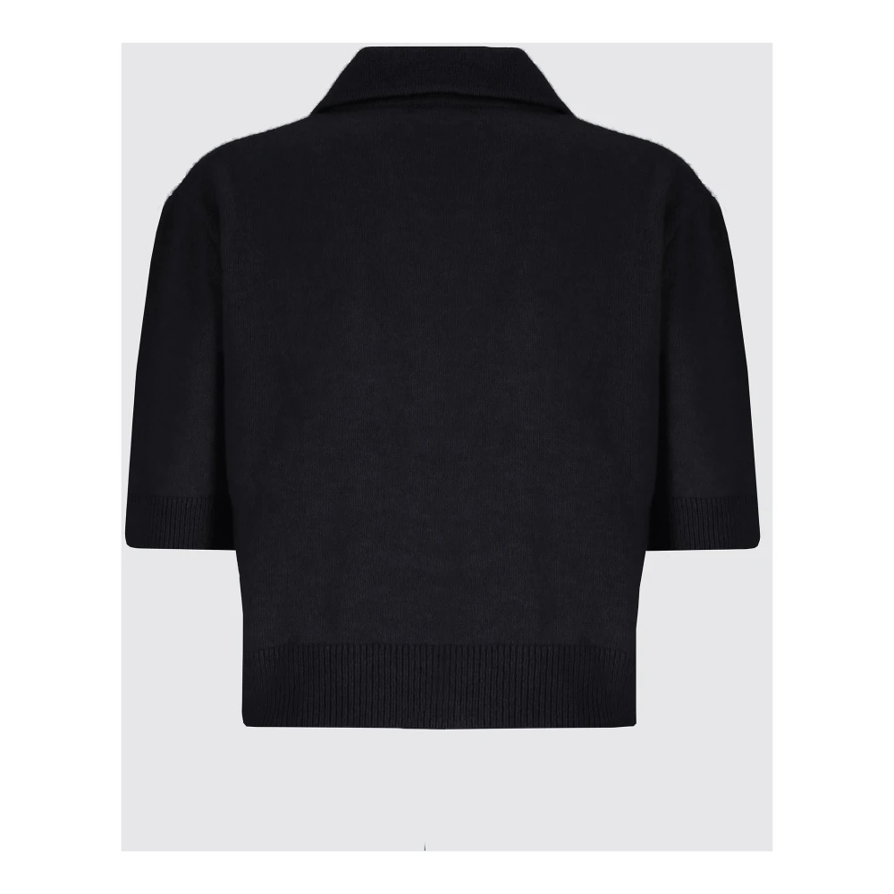 Laneus Polo Korte Mouw Black Dames