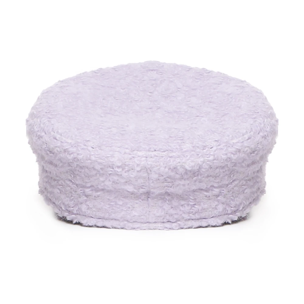 Ruslan Baginskiy Lila Teddy Look Wol Hoed Purple Dames