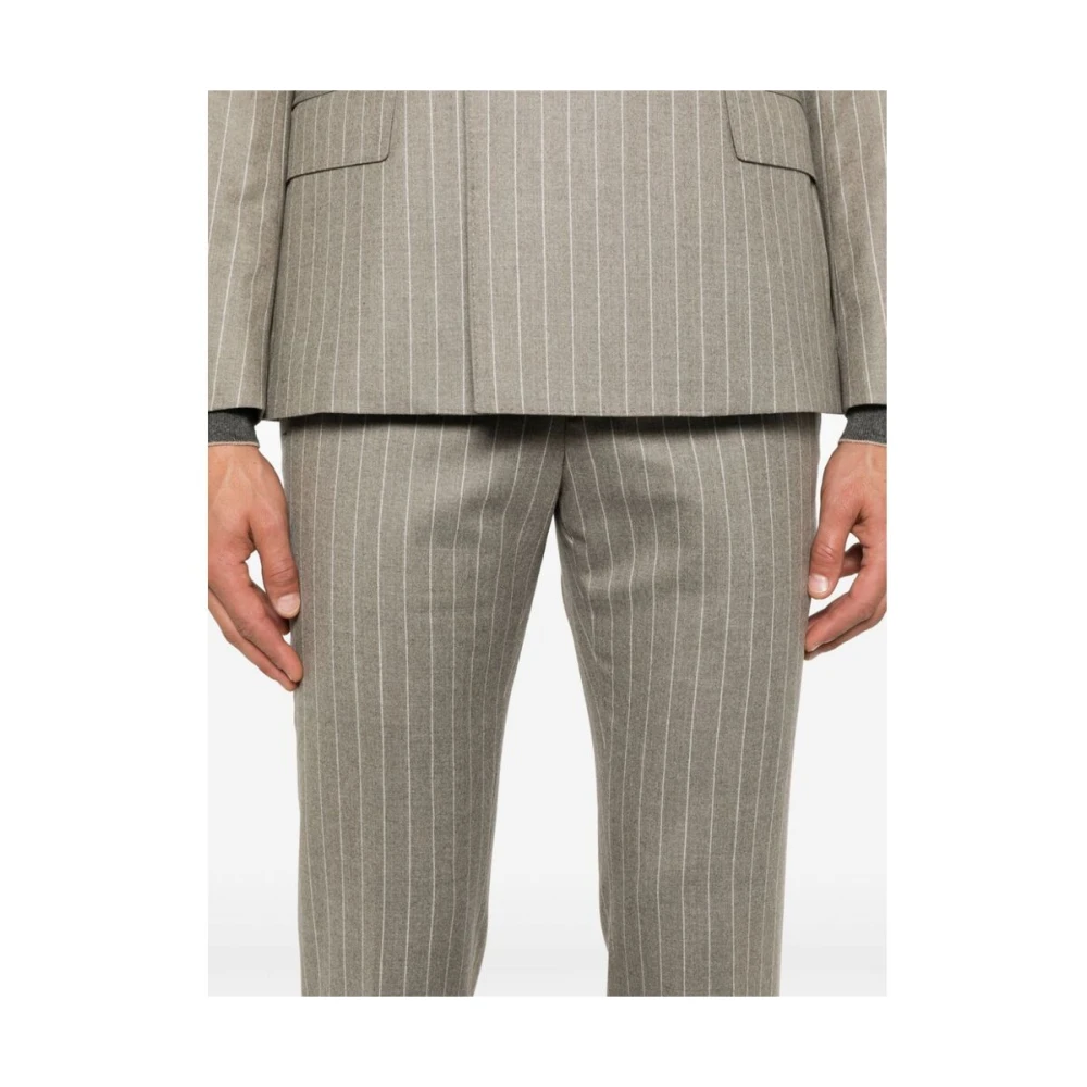 Reveres 1949 Pinstripe Blazer en Broek Set Gray Heren
