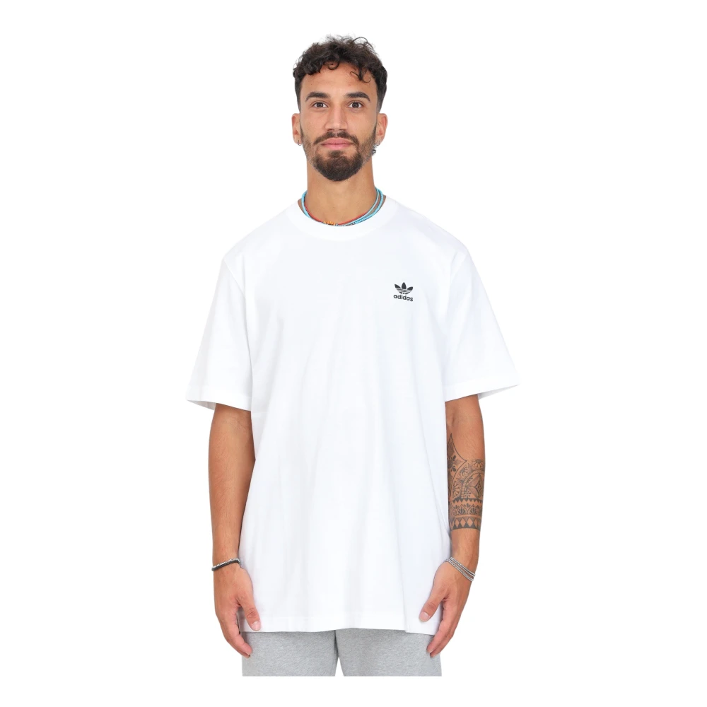 adidas Originals Klassieke Trefoil Logo Wit T-shirt White Heren