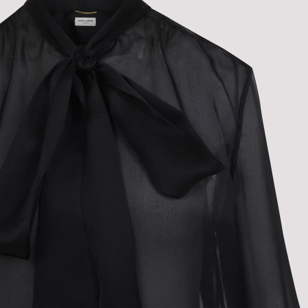 Saint Laurent Noir Blouse voor Vrouwen Black Dames