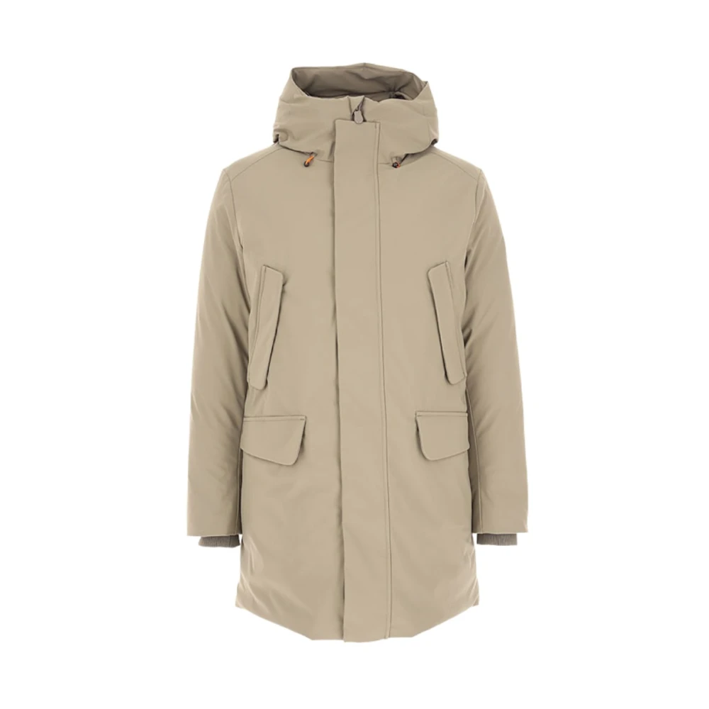 Save The Duck Hooded Parka Jas Gray Heren