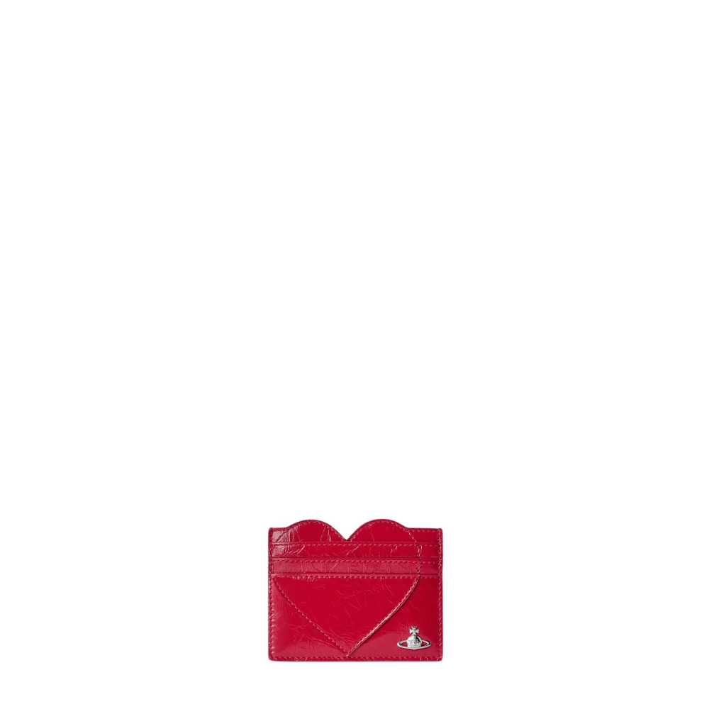 Vivienne Westwood Donna Rosso - Portacarte A Cuore - Accessories - One Size - Immagine 5
