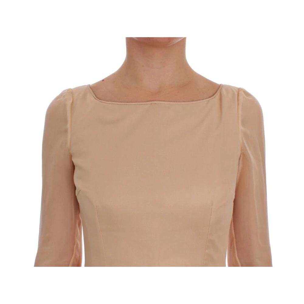 Dolce & Gabbana Maxi Dresses Beige Dames