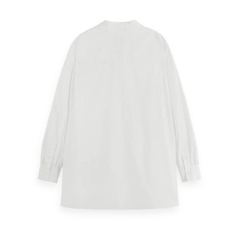 Scotch & Soda Vriendin Poplin Shirt White Dames