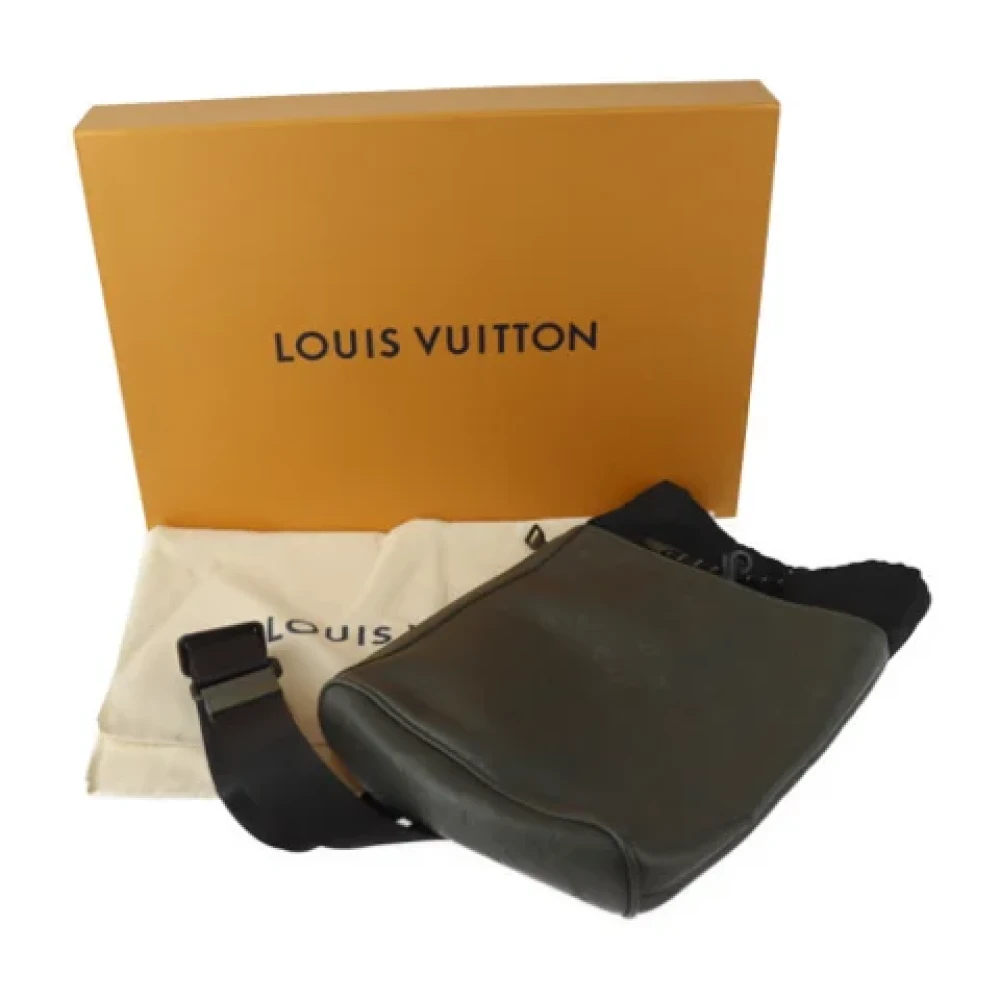 Louis Vuitton Vintage Pre-owned Leather shoulder-bags Black Heren