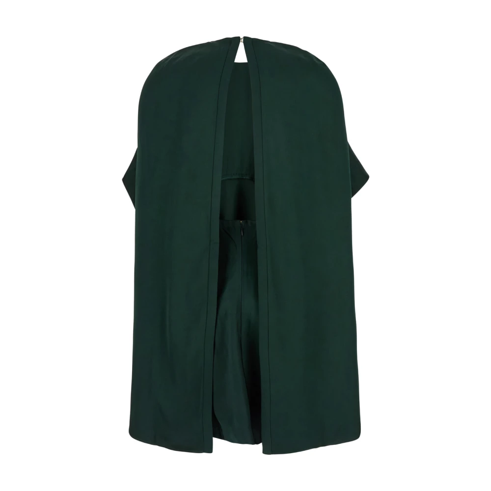 Zimmermann Groene Cascading Mini Jurk Green Dames