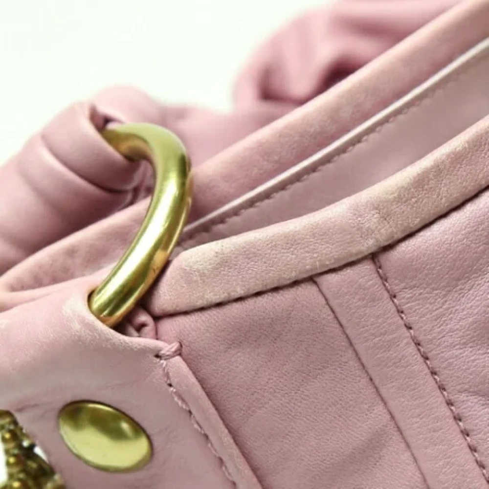 Coach Pre-owned Fabric shoulder-bags Pink Dames