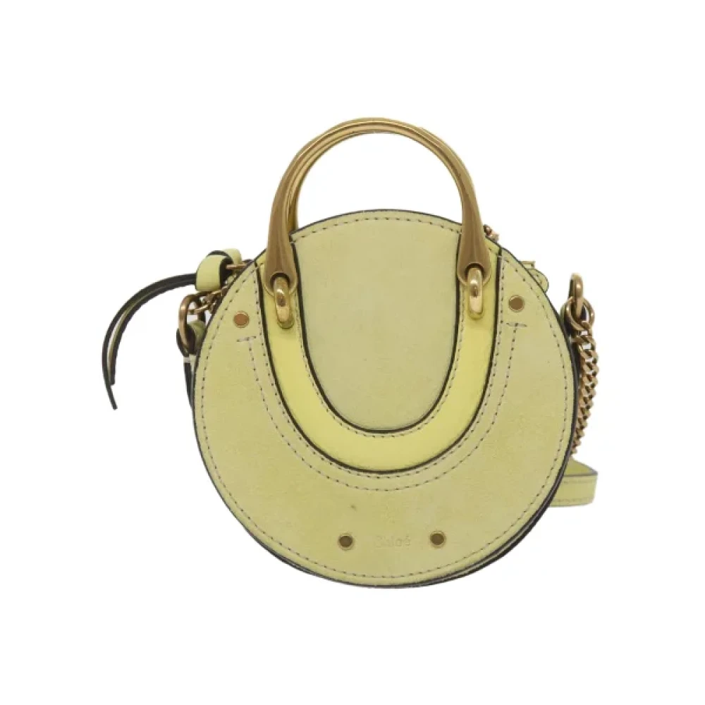 Chloé Pre-owned Suede shoulder-bags Yellow Dames