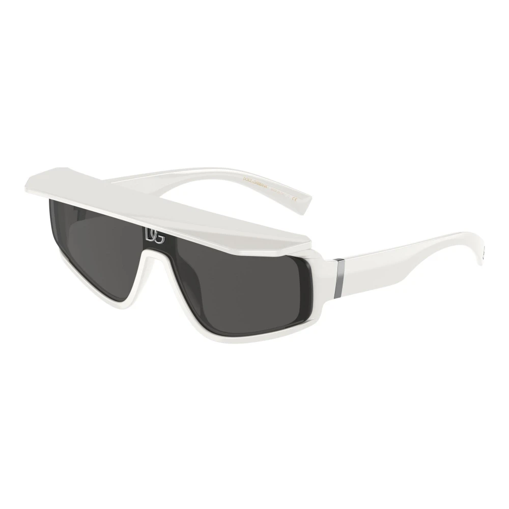 Dolce & Gabbana Men's White/Dark/Grey / Sunglasses Dg 6177