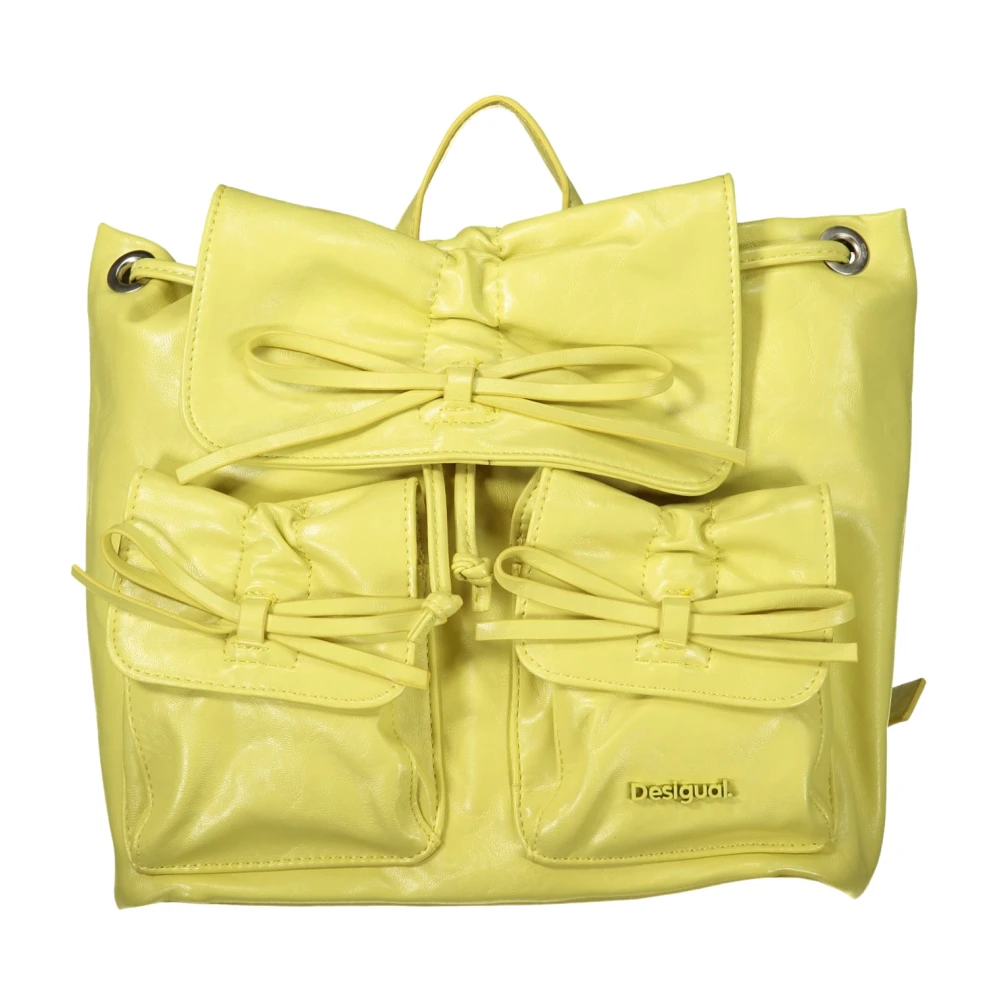 Desigual Vrouw Geel Tassen Dames, One Size, Rodio Prisa Short Backpack