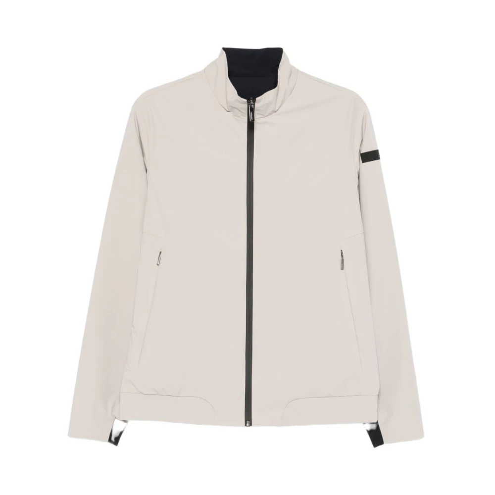 Rrd Men's Beige Logo Patch Jacket - Light Jackets - Xl - Jackets