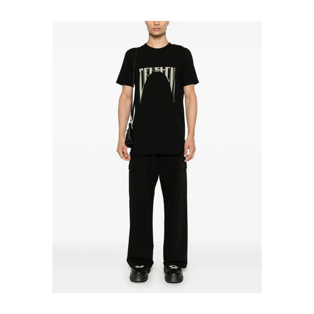 Rick Owens Wijde Broek Black Heren