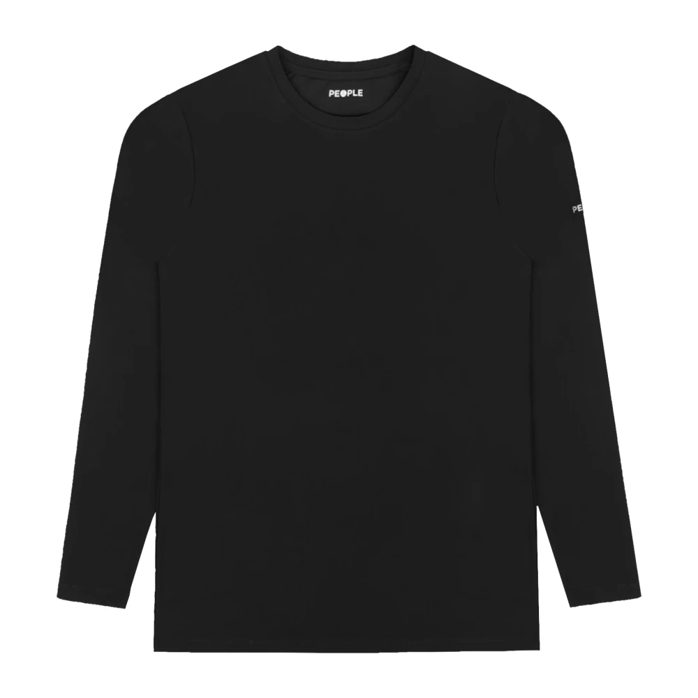People of Shibuya Lange mouw technisch T-shirt Unzoi Pm755M Black Heren