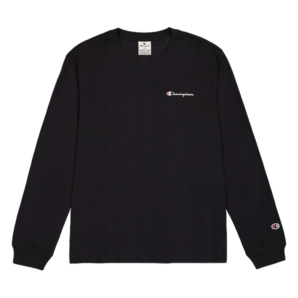 Champion Lange mouwen T-shirt Black Heren