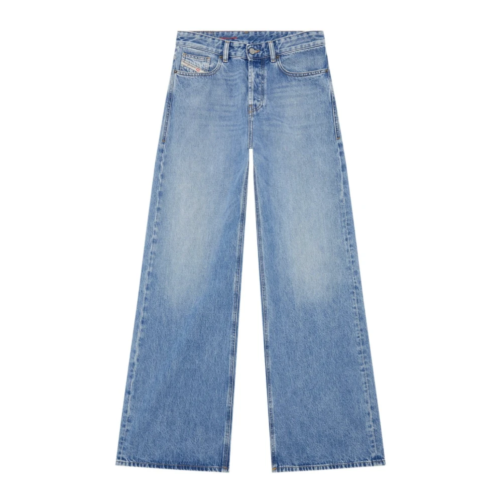 Diesel Lichtblauwe Denim Broek 1996 Stijl Blue Dames