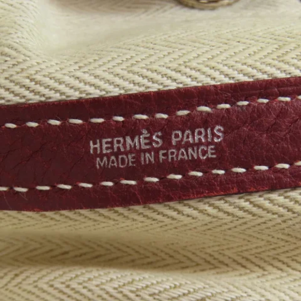 Hermès Vintage Pre-owned Fabric handbags Red Dames