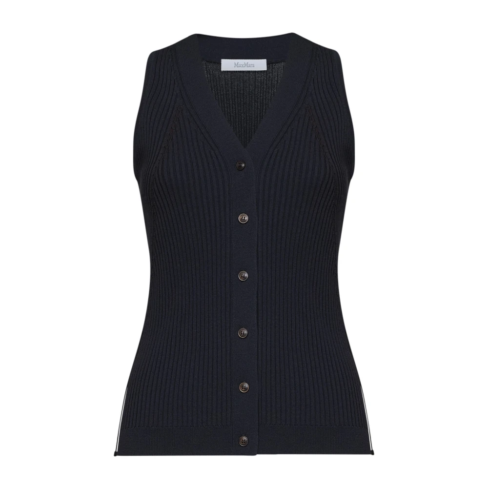 Max Mara , Damen, Strickwaren, Blau, L 