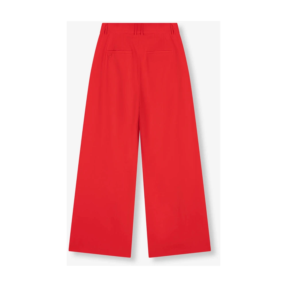 Alix The Label Pleat Pants Red Dames