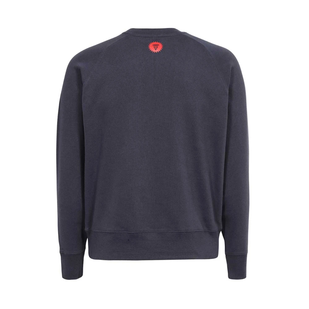 Icecream Katoenen Sweatshirt met Logodetail Blue Heren