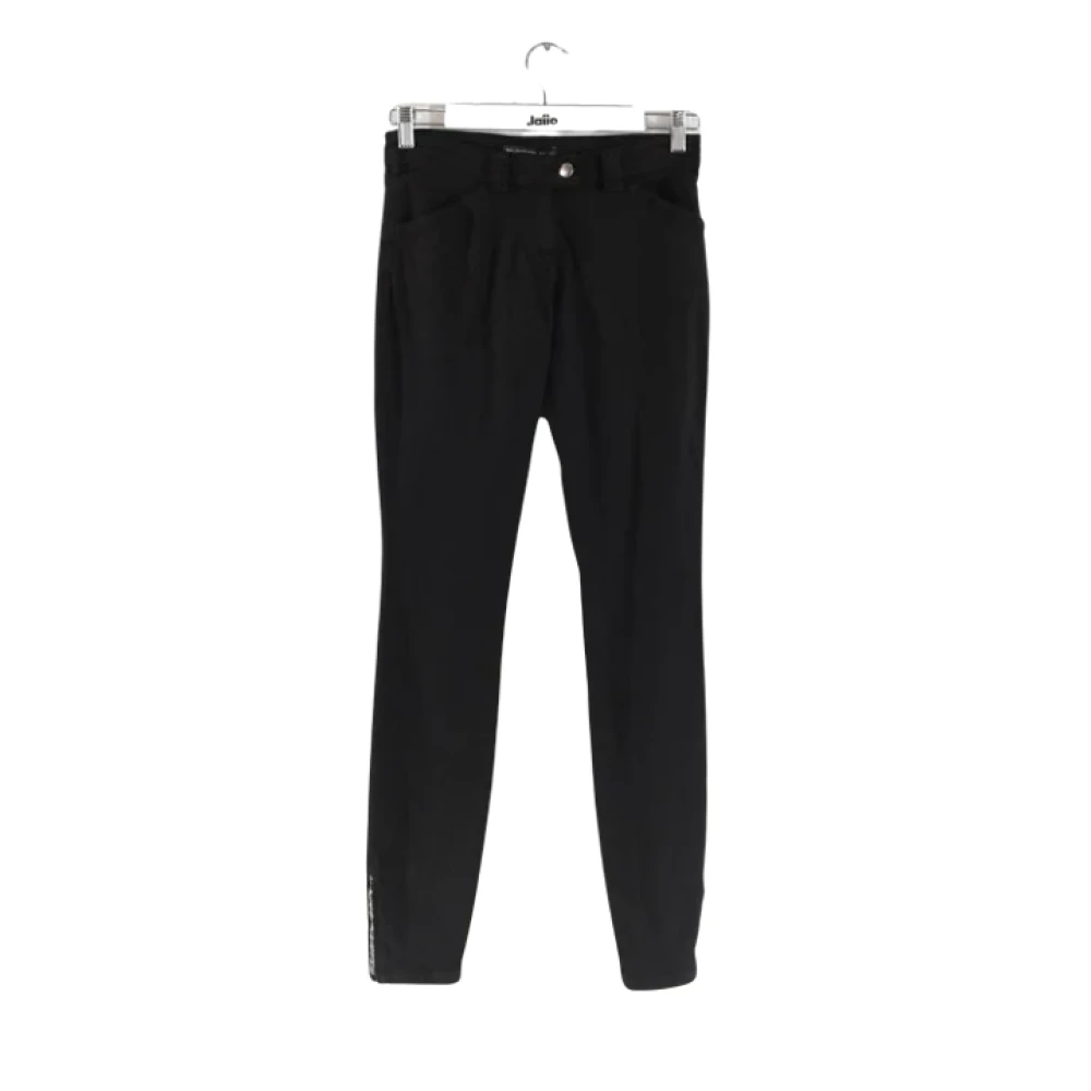 Balenciaga Vintage Pre-owned Cotton jeans Black Dames