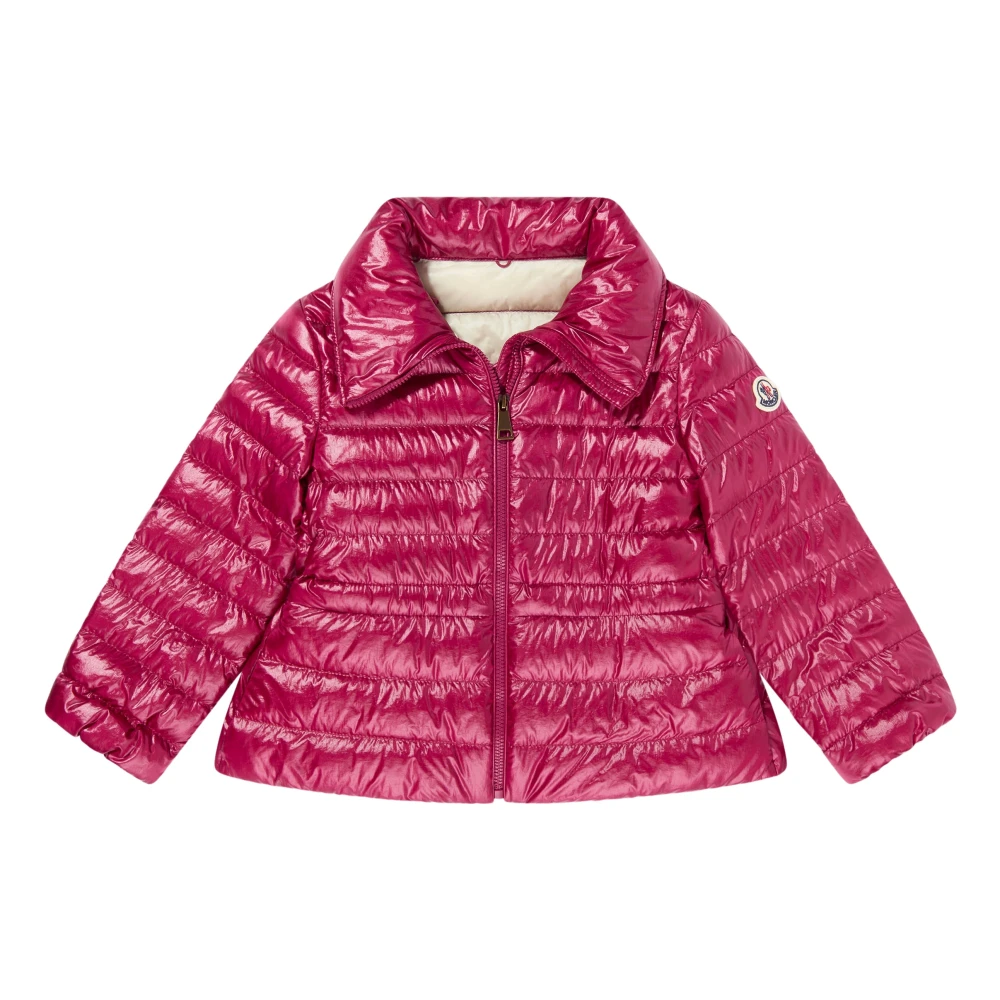 Moncler Girls Pink Winter Jackets, 6 Y, Fem Down Jacket