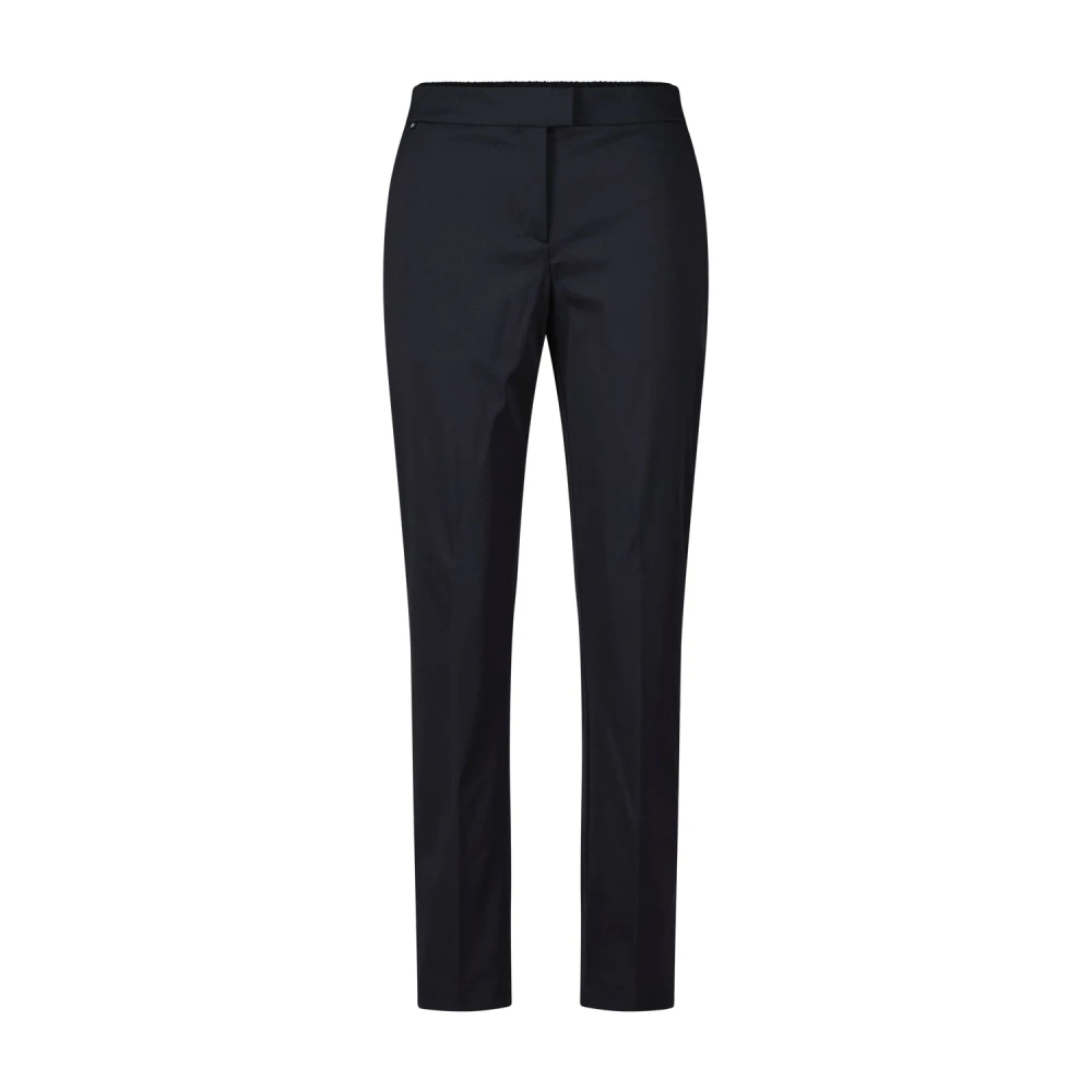 Hugo Boss Kantoor-klaar broek met elastische tailleband Black Dames