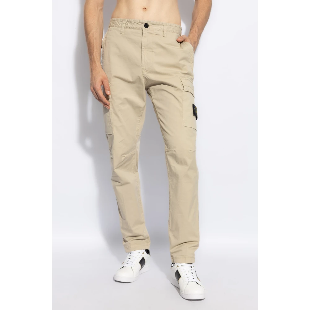 Stone Island Cargo broek Beige Heren