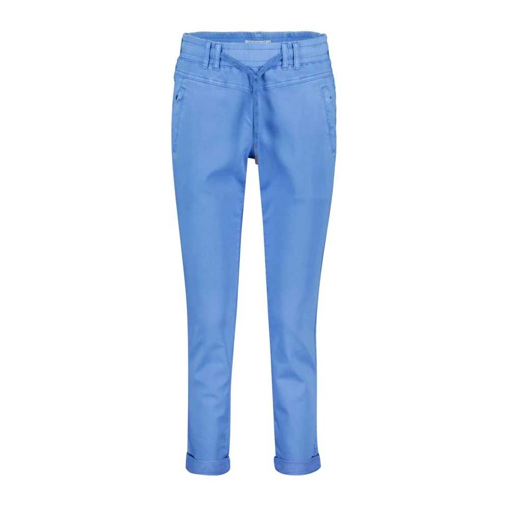 Red Button Slim-fit Jogger Midblue Blue Dames