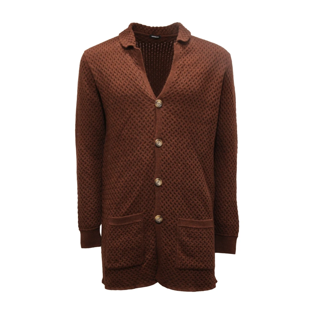 Imperial Men's Brown Cardigans, L, K3614lifu Cardigan