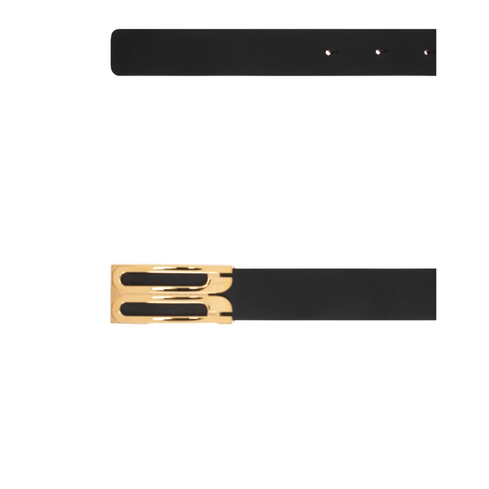 Victoria Beckham Leren riem Black Dames