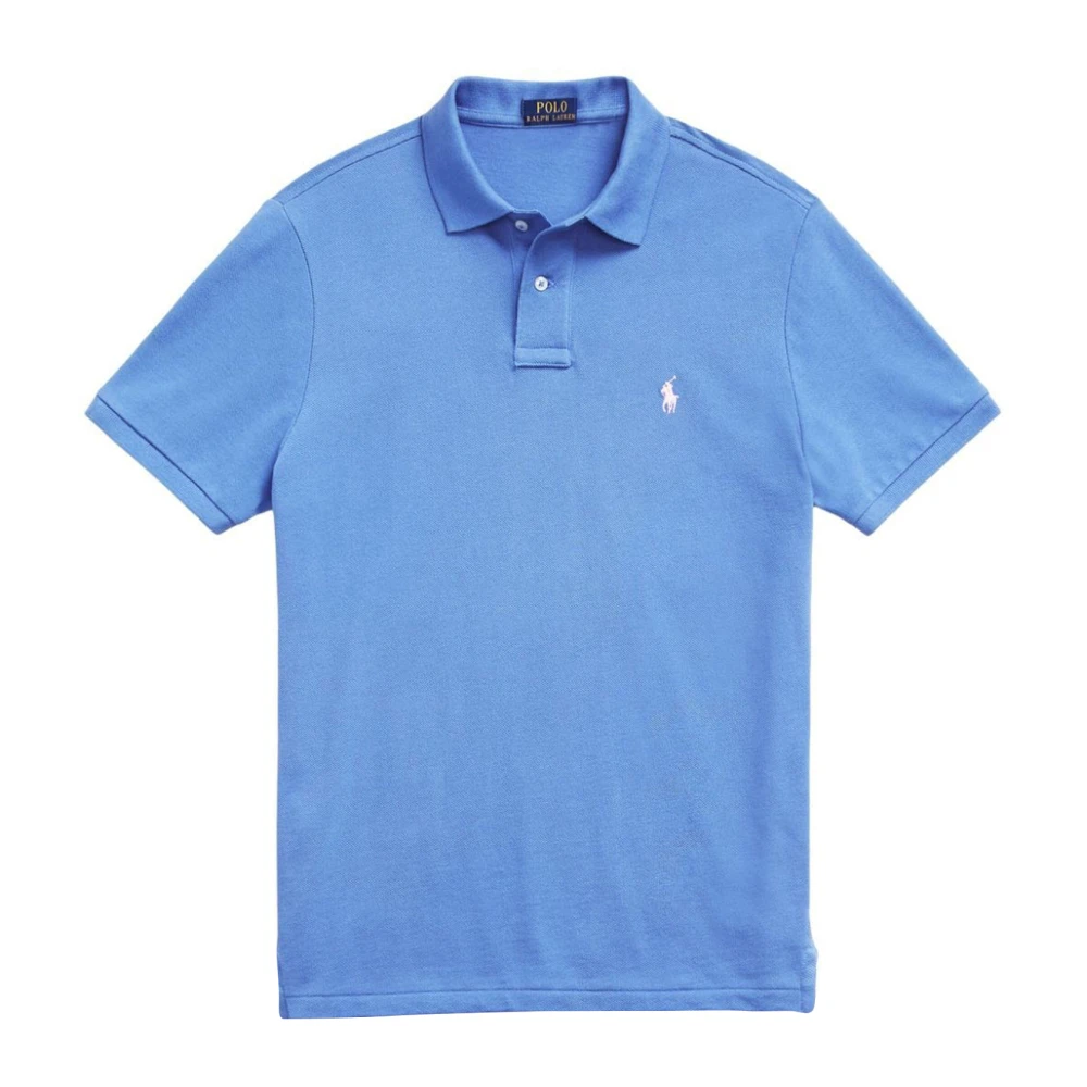 Ralph Lauren Polo Piquet Shirt Blue Heren