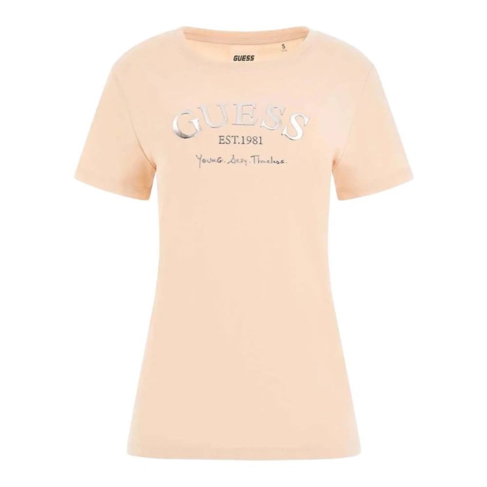 Guess - Tops > T-Shirts - Pink - Guess - Modalova
