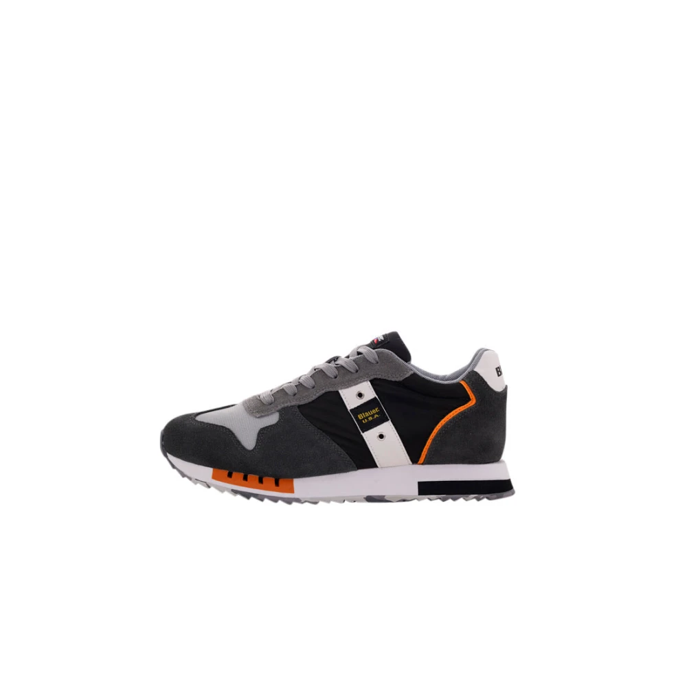 Blauer Men's Multicolor Sneakers,, Suede Running Shoes For Size 10 Uk