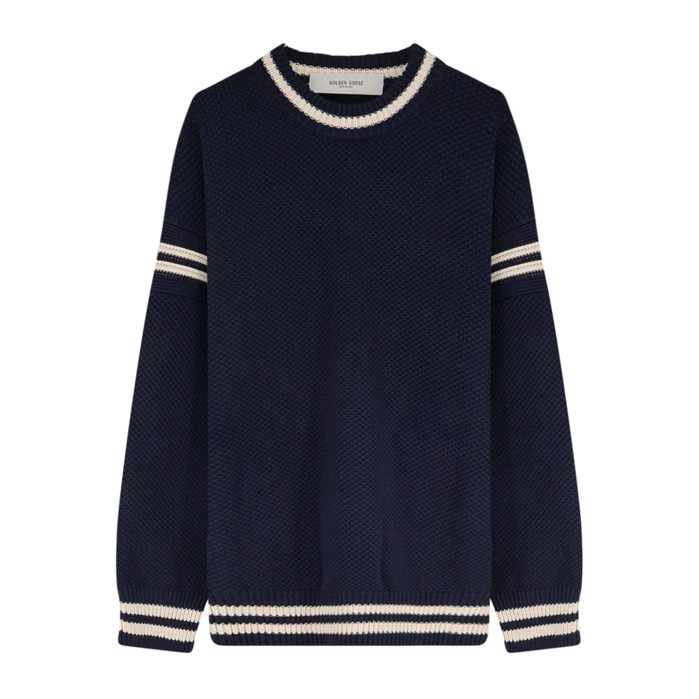 Golden Goose Uomo Blu - Sweaters - Knitwear - S