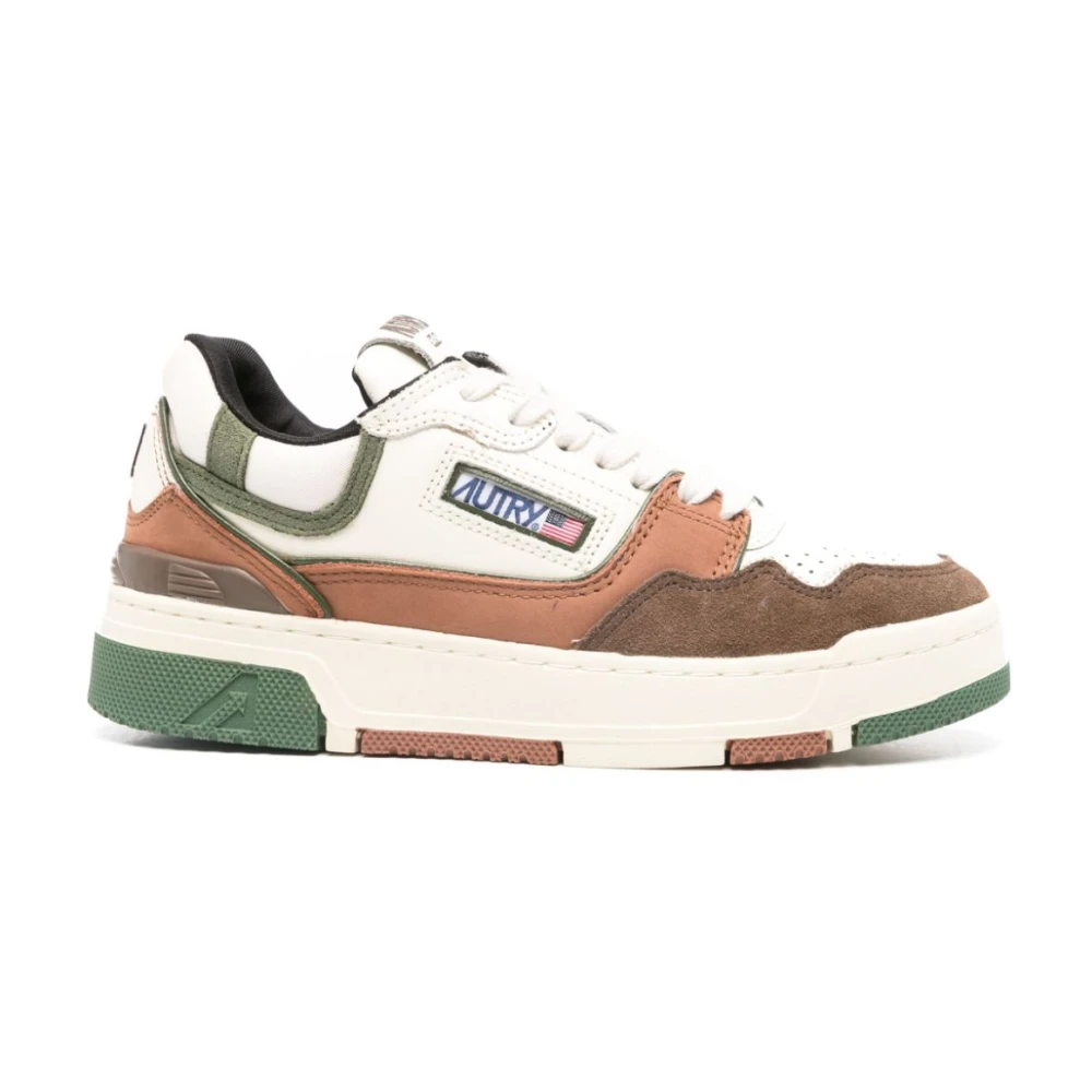 Autry Donna Multicolor Sneakers In Pelle Con Inserti In Suede - Immagine 6