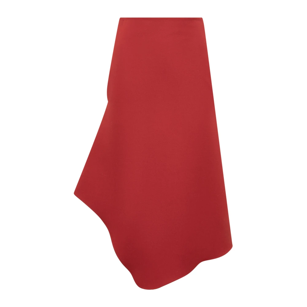 Calcaterra Wave Skirt Stijlvol en Trendy Red Dames